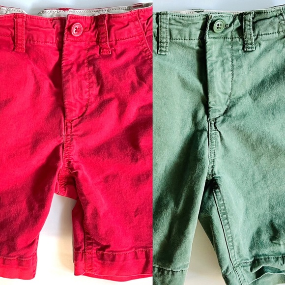 GAP SHORTS—2 PAIR—SIZE 6–CLEAN—UNISEX SHORTS—ADJUSTABLE WAIST—ADORABLE— - Picture 2 of 13